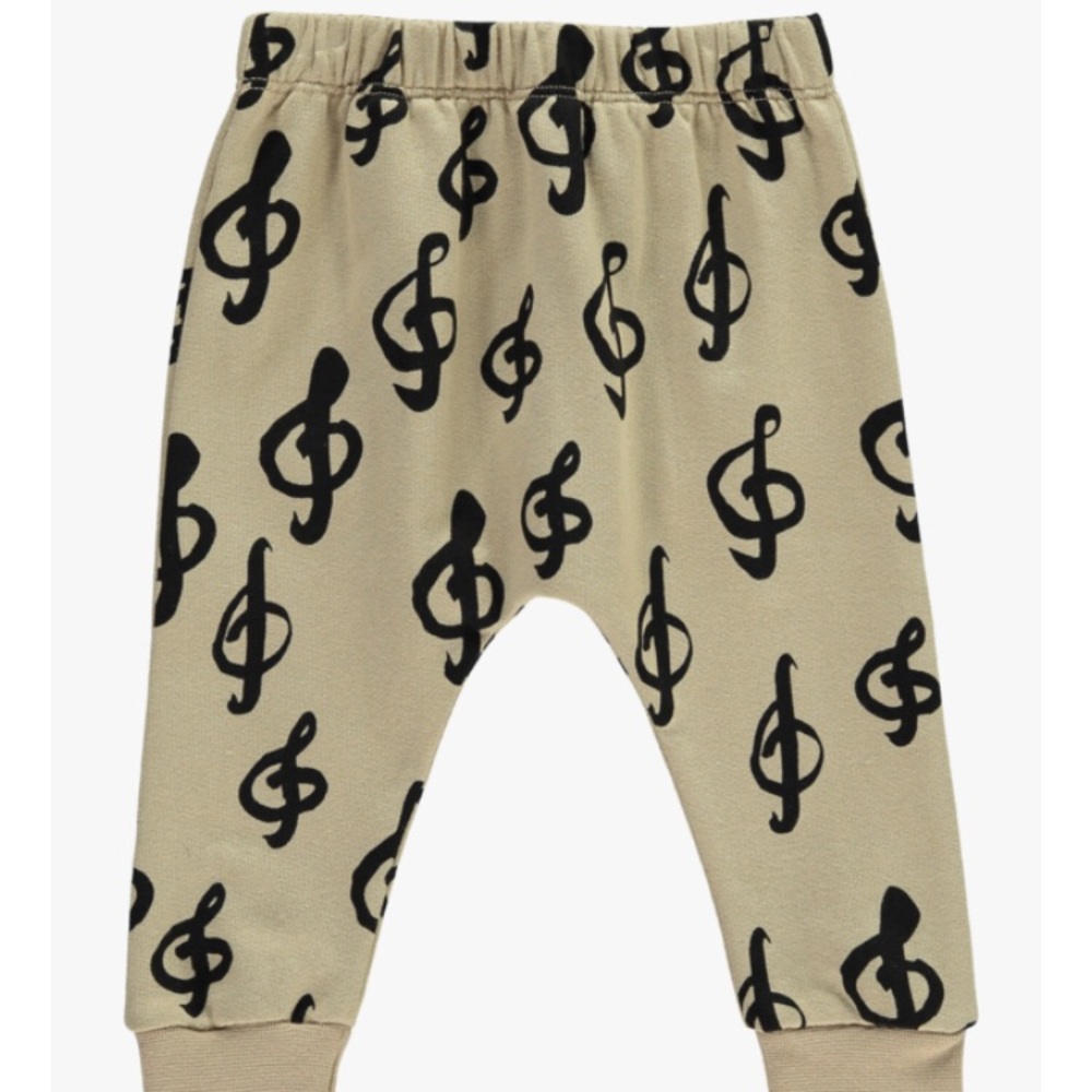 MUST GO- Kids Beau Loves Music Velo Pants - Brown
